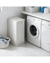 Mobile bagno con anta 36x50x85,5 colore bianco frassinato