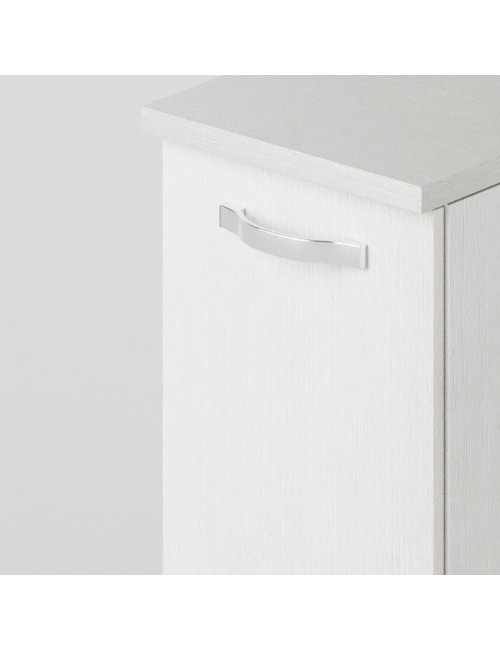 Mobile Bagno con Anta 36x50x85,5 Colore Bianco Frassinato Prezzo