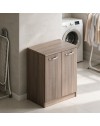 Mobile bagno due ante 71x50x85,5 colore olmo