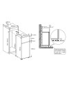 Frigorifero incasso Samet SAM241INVERTER bianco doppia porta reversibile 240L classe E