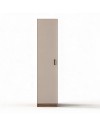 Armadio Singolo 45 cm H 247 cm 1 Anta Noce Naturale e Cashmere Made in Italy
