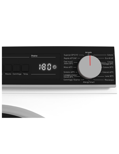 Lavatrice Sharp ES-NFB814BW1NA caricamento frontale 8 kg 1400 giri classe A