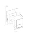 Frigorifero sottotavolo Atlantic ATFTMX1600E 115 lt bianco classe E