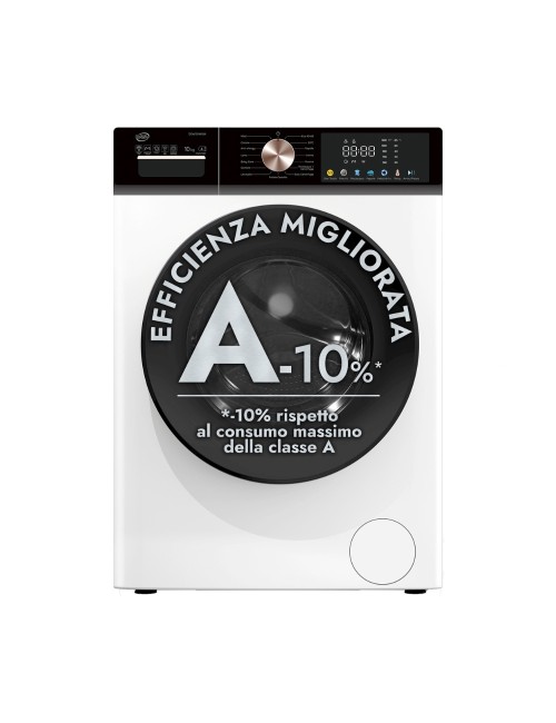 Lavatrice Daya DSW1014681A 10kg 1400 giri Inverter BLDC programma vapore bianco classe A -10%