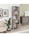 Libreria 5 ripiani Frame 54x168 colore tortora