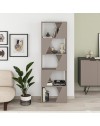 Libreria 5 ripiani Frame 54x168 colore tortora
