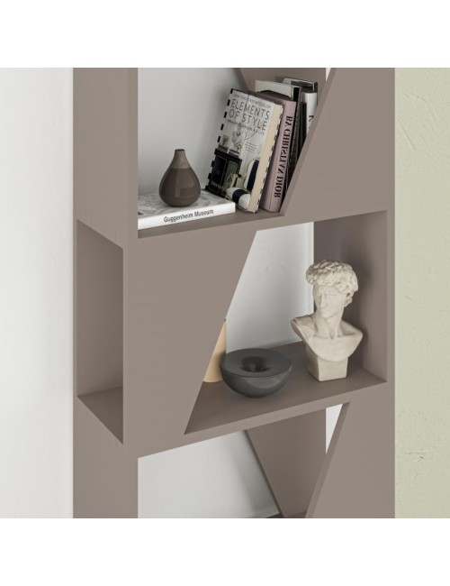 Libreria 5 Ripiani Frame 54x168 Colore Tortora Prezzo