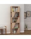 Libreria 5 ripiani Frame 54x168 colore rovere
