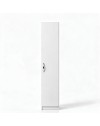 Armadio Singolo 45 cm H 247 cm 1 Anta Bianco Frassinato Made in Italy