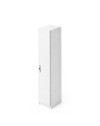 Armadio Singolo 45 cm H 247 cm 1 Anta Bianco Frassinato Made in Italy