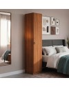Armadio Singolo 45 cm H 247 cm 1 Anta Noce Antico Made in Italy