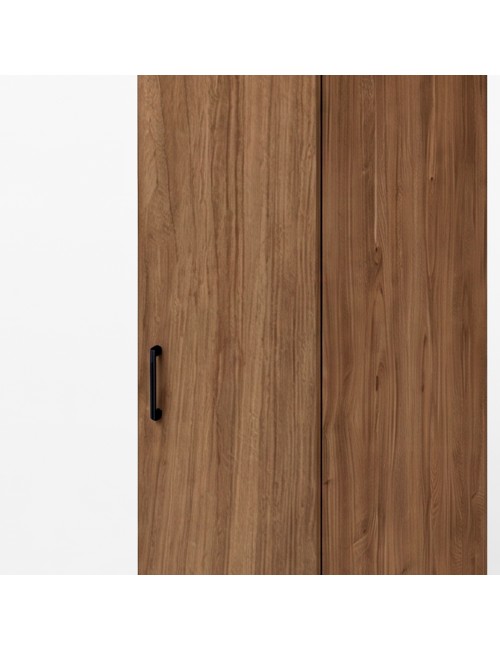 Armadio Singolo 45 cm H 247 cm 1 Anta Noce Naturale Made in Italy