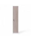 Armadio Singolo 45 cm H 247 cm 1 Anta Bianco e Olmo Made in Italy