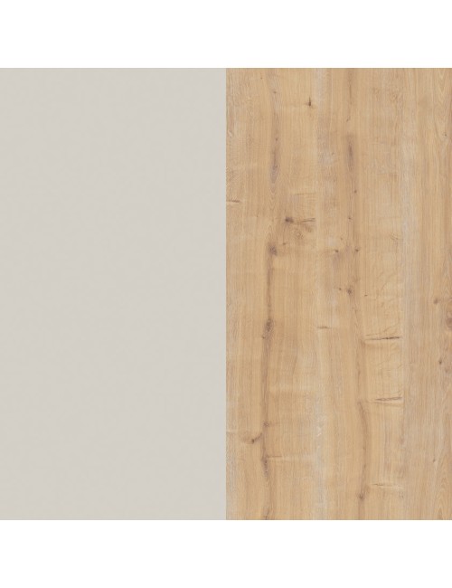 Mobile da Ingresso Acton Rovere e Cashmere con Appendiabiti, Cassetto e Anta - 108 cm