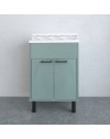 Mobile Lavatoio Verde scuro 60x50X85 PVC 9042KV