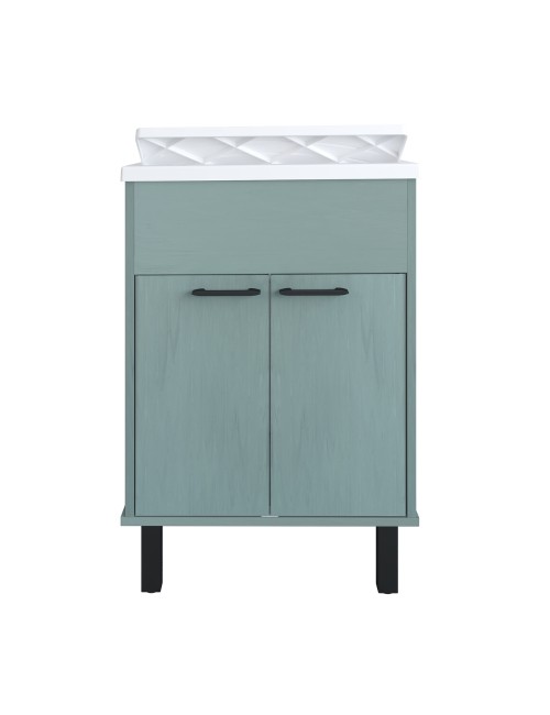 Mobile Lavatoio Verde scuro 60x50X85 PVC 9042KV