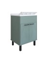 Mobile Lavatoio Verde scuro 60x50X85 PVC 9042KV