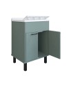 Mobile Lavatoio Verde scuro 60x50X85 PVC 9042KV
