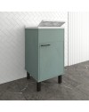 Mobile Lavatoio verde scuro Garden 45x50x85 PVC 9046KV