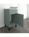 Mobile Lavatoio verde scuro Garden 45x50x85 PVC 9046KV