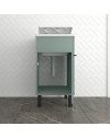 Mobile Lavatoio verde scuro Garden 45x50x85 PVC 9046KV