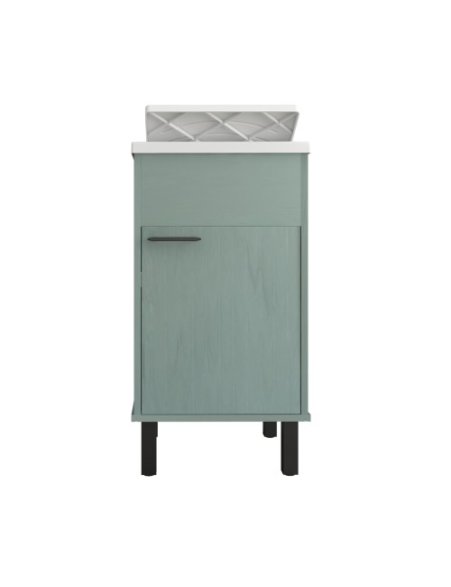 Mobile Lavatoio verde scuro Garden 45x50x85 PVC 9046KV