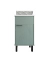 Mobile Lavatoio verde scuro Garden 45x50x85 PVC 9046KV