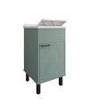 Mobile Lavatoio verde scuro Garden 45x50x85 PVC 9046KV