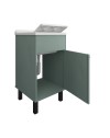 Mobile Lavatoio verde scuro Garden 45x50x85 PVC 9046KV