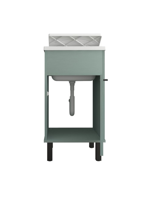Mobile Lavatoio verde scuro Garden 45x50x85 PVC 9046KV