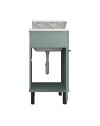 Mobile Lavatoio verde scuro Garden 45x50x85 PVC 9046KV
