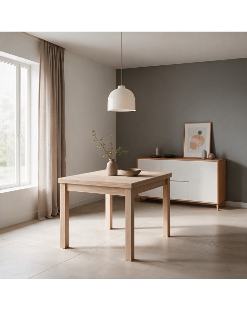 Tavolo raddoppiabile Firenze 90x90 colore olmo