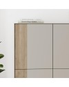 Mobile Multiuso Vena Rovere e Cashmere L 90 cm con 4 Ante
