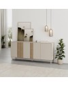Madia Vena Rovere e Cashmere L 180 cm con 4 Ante