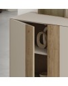 Madia Vena Rovere e Cashmere L 180 cm con 4 Ante