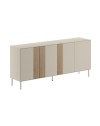 Madia Vena Rovere e Cashmere L 180 cm con 4 Ante