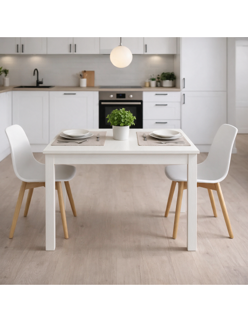Tavolo Allungabile Firenze 90x60 Colore Bianco Frassinato Prezzo