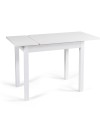 Tavolo allungabile Firenze 90x60 colore bianco frassinato