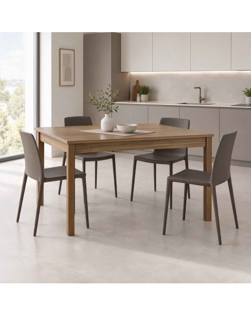 Tavolo allungabile Firenze120x80 colore noce naturale