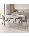 Tavolo allungabile Firenze 120x80 colore bianco frassinato