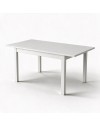 Tavolo allungabile Firenze 120x80 colore bianco frassinato