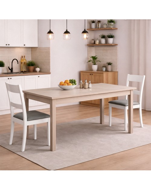Tavolo allungabile Firenze 140x85 colore olmo