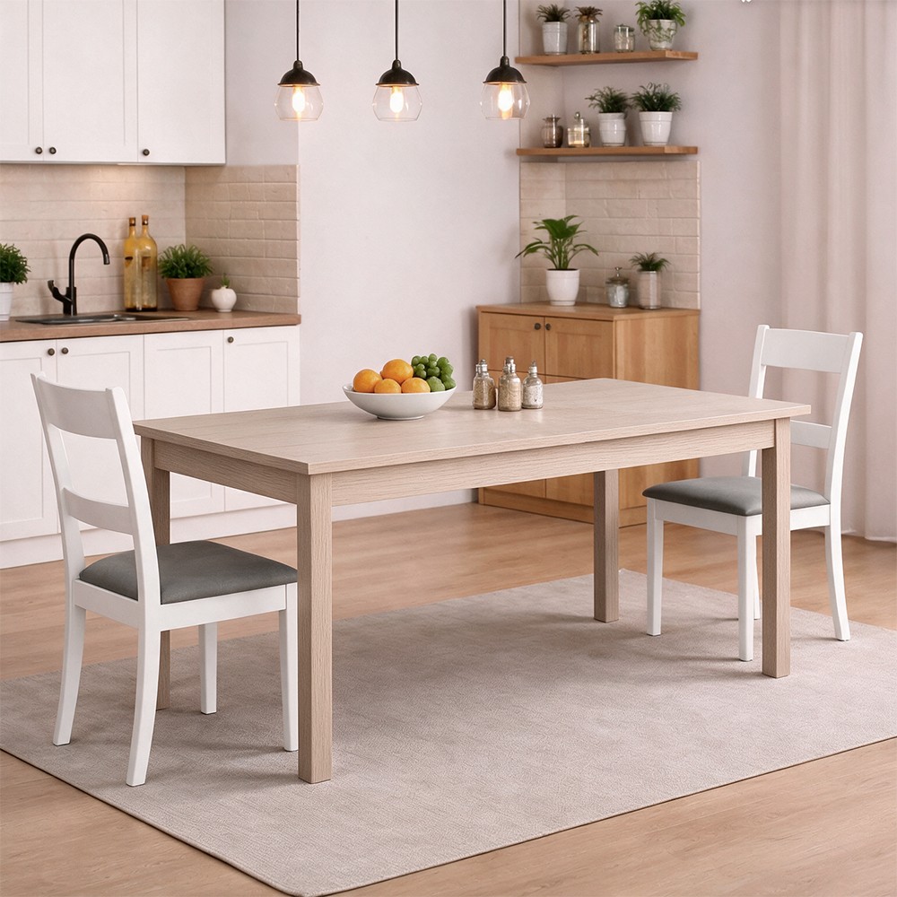 Tavolo allungabile Firenze 140x85 colore olmo