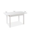 Tavolo allungabile Firenze 110x70 colore olmo
