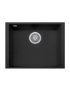 Lavello monovasca Plados ON5610ST sottotop 56x43.5 microUltragranit tecnologia ariapura nero