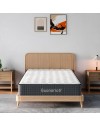 Materasso una piazza e mezza 120x190X25H molle insacchettate e memory foam Balto