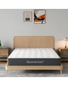 Materasso francese 140x190X25H molle insacchettate e memory foam Balto