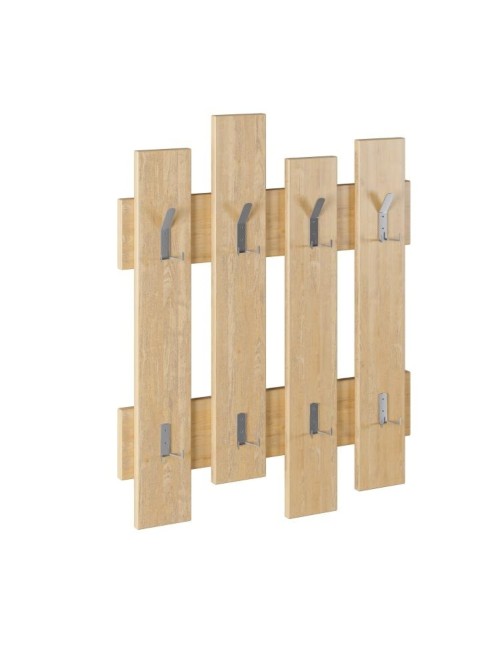 Appendiabiti a Muro Wave 8 Ganci Colore Rovere Prezzo