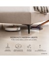 Letto Matrimoniale Line con Contenitore in Tessuto Grigio Chiaro – Stile Moderno e Praticità Salvaspazio