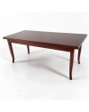 Tavolo allungabile rettangolare Verona colore noce 140x80